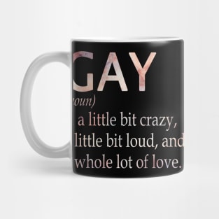 Gay Girl Name Definition Mug